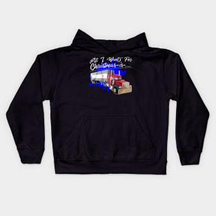 All I Want For Christmas Is Optimus Prime Transformers Kids Hoodie